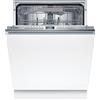 Bosch SMV4HDX53E Serie 4, Lavastoviglie da incasso a scomparsa totale, Home Connect, Extra Clean zone, 3° cestello Extra Space, Diagnostica da remoto, 60 cm