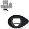 JJC Camera Viewfinder Eyecup Eyepiece for Sony A7R V A7R5 A7 IV A7M4 A7S III A7SIII A7S3 A1 Alpha 1 Replaces Sony FDA-EP19 Eye Cup, Oval Shape Soft Silicone and 360° Rotatable Design