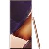 Samsung Galaxy Note20 Ultra 5G Smartphone, Display 6.9 Dynamic AMOLED 2X, 3 fotocamere, 256GB Espandibili, RAM 12GB, Batteria 4500mAh, Hybrid Sim+eSIM, Android 10, Mystic Bronze [Versione Italiana]