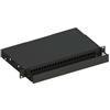 Techly Cassetto ottico Techly SBE-24SCSB 19'' per 24 SC Simplex/24 E2000/24 LC Duplex Nero