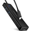 AXAGON Hub usb Axagon HUE-C2C 4 porte Nero [NUAXNUS4PHUEC2C]