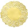 Per 250 Pezzi Tovagliette 14 cm Pizzo Decorativo, Oro