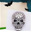 4.6x3.1cm Spilla a forma di teschio di Halloween Spilla orribile in lega per
