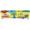 Play-Doh Hasbro 23241EU4 - Confezione da 4 Mini barattoli di plastilina