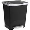 TATAY Pattumiera Millenium 33,5x30x39 cm Senza BPA Uso Interno ed Esterno