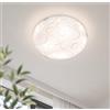 MA MAISON Plafoniera in Vetro 40x10P cm - con Onde, da Parete, Soffitto, con Ganci, Attacco E27, 2 Lampadine, 57W, Compatibile con Led, Soggiorno, Camera da letto, Bagno, Corridoio - Made in Italy