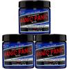 Manic Panic Rockabilly Blue Classic Creme, tinta per capelli semipermanente vegana e cruelty-free, 3 x 118 ml