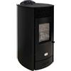 Stufe A Pellet Italia Siberia Aria New 14 kW - Pulizia Automatica - 5 Stelle Colore: Nero