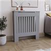 Vida Designs Chelsea Copertura del radiatore Olive Grey - Piccolo - Doghe verticali moderne per miglior circolazione del calore - H82xW78xD19cm - MDF verniciato per soggiorno e corridoio