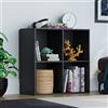 Vida Designs Durham Cube Libreria Organizer Soggiorno Libreria Mobili Casa Ufficio (4 Cubi, Nero)