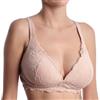 LORMAR Reggiseno senza ferretto imbottito Vela in pizzo frizzante - 5, Cipria