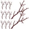 HOODANCOS 20 Pezzi Rametti di Corna Artificiali in Miniatura Decorazioni per Feste Natalizie Ornamenti per Casa Corna di Cervo Finta Pervoretti Accessori Decorativi DIY