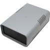 Donau Elektronik Alloggiamento universale, Euro Box, piccolo, 95x135x45 mm, grigio