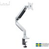 Multibrackets Supporto per monitor da tavolo, Multibrackets a molla a gas MB-7079, 15"-30", max.9kg, bianco