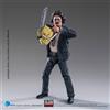 Hiya Toys Texas Chainsaw Massacre (1974) - Mini action figure, scala 1/18, Leatherface - Maschera di "Pretty Woman", 11 cm