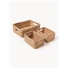Westwing Collection Set di 3 cesti Lurdes -