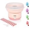 Princess Macchina per Zucchero Filato, 500W, Design Compatto, Parti Lavabili in Lavastoviglie, Con Bastoncini e Misurino, Senza BPA, Piedini Antiscivolo, Facile da Usare, 292990