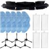 Volakebeing Kit di ricambi per robot aspirapolvere X-Plorer Serie 75 S+, 1 spazzola a rullo, 5 panni mocio, 4 filtri, 6 spazzole laterali