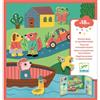 DJECO Thick Removable Stickers Animals 1 pz