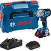 Bosch Professional 18V System Avvitatore a massa battente a batt. GDS 18V-450 PC (co. serr. 450Nm, co. distacco 800Nm,incl. mod. Bluetooth,2 batt. ProCORE18V 4.0 Ah, caricabatt.rap. GAL 18V-40,L-BOXX)