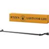 RTZEN Portasciugamani in ferro battuto, stile rustico, moderno, grande, 66 cm, adatto per asciugamani da 61 cm, per cucina, bagno, montaggio a parete, decorazione per portasciugamani e