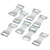 SAFETY SpA Gancetti Fermabenda Safety 10 Pezzi