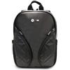 CG Mobile BMW - Zaino da cabina in pelle PU Carbon M Collection 38,1 cm, loghi in metallo, grande zaino da viaggio espandibile approvato per aereo, borsa weekender, uomo e donna, zaino leggero per la