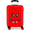 Marvel Spiderman Protector Red Cabin Valigia 38x55x20 cm Rigido ABS Chiusura laterale a combinazione 34L 2 kg 4 Doppie ruote Bagaglio a mano