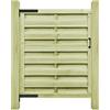 vidaXL Poort 100x125 cm geïmpregneerd grenenhout groen