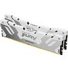 Kingston FURY Renegade DDR5 Argento/Bianco XMP 32GB 8000MT/s CL38 DIMM Memoria Gaming per Computer (Kit da 2) - KF580C38RWK2-32