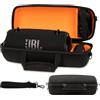 XINGFUDAO Custodia rigida compatibile con JBL Xtreme 3/4 Speaker, impermeabile e con tracolla, supporta la conservazione di alimentatori ricaricabili e accessori