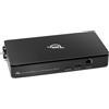 OWC Thunderbolt 5 Dock con Dual 10GbE + 2.5GbE, 3x Thunderbolt, 4x USB 10Gb/s - Docking Station Pro per NAS, AV, NDI, Dante, Mac/PC - Supporto 3 Display 8K, 90W, Fanless