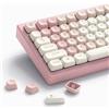 Womier PBT Keycaps 60 65 75 100 percent, MOA Keycaps - Copritasti a sublimazione, per personalizzazione tastiera, tastiera meccanica Cherry MX 61/64/68/84/87/100/104/108, colore: rosa