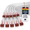 1aTTack.de 10x 2m - Cavo di rete Cat 6 cavo patch Cat6 RJ45 SFTP - trasparente