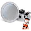 Pyle Casse Bluetooth 16,5 cm, Altoparlanti a Parete e a Soffitto 2 Vie Flush Mount Cono in Polipropilene Tweeter Polimero, Casse Audio, Speaker 150 Watt Stereo