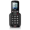 BRONDI - Amico Home Senior Phone Dispaly 1.77 con Tasti Grandi + Tosto SOS Bluetooth Colore Nero - SPEDIZIONE GRATUITA