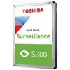 TOSHIBA - BULK S300 Surveillance HardDrive 4TB SMR - SPEDIZIONE GRATUITA