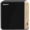 QNAP - TS-464 NAS Tower Intel® Celeron® N5095 8 GB DDR4 0 TB QTS Nero - SPEDIZIONE GRATUITA