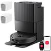 ROBOROCK - Qrevo S Pro Set Aspirapolvere Robot Lavapavimenti 18.500Pa, Autopulizia Panno 75°C, Asciugatura Aria Calda 45°C, Antigroviglio, Stazione Tu - SPEDIZIONE GRATUITA