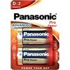 PANASONIC Batterie Alcaline D LR20 Panasonic Pro Power — 2 Unità