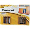 PANASONIC Batterie Alcaline AAA Panasonic Bronze — 8 Unità