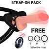 ROCK ARMY Imbracatura Strapless con Dildo Vibrante Rock Army Apache — 20,5 cm