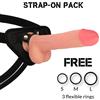 ROCK ARMY Imbracatura Strapless con Dildo Realistico Rockarmy Kingcobra — 24 cm
