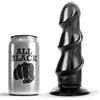 ALL BLACK Dildo Anale a Sfere All Black — 17 cm