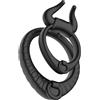 ARMONY FOR HIM Anello Fallico Vibrante Armony Bull's Pasion — Silicone, Nero