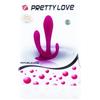 PRETTY LOVE FLIRTATION Vibratore Rabbit Triplo Pretty Love Edgar — Silicone, 11 cm