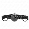 KINK COLLAR & GAG Gag Ball BDSM Kink Diamantata — Cinghia Regolabile 42-60 cm