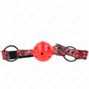 KINK COLLAR & GAG Gag Ball BDSM Kink Diamond — Regolabile 42-60 cm