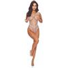 PASSION WOMAN BODYSTOCKINGS Bodystocking a Rete Passion BS114 — Bianco