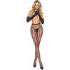 PASSION WOMAN Collant Sexy Senza Cavallo Passion Tiopen 031 — Nero
